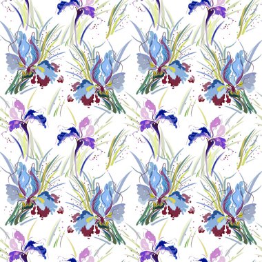 soyut çiçek süsen