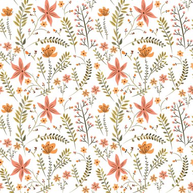 çayır çiçek desenle