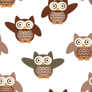 Akıllı kahverengi baykuş