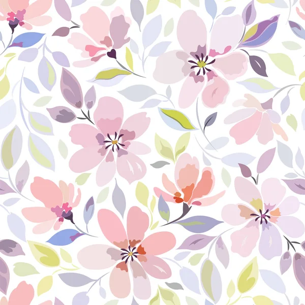 Zarte rosa Blüten — Stockvektor