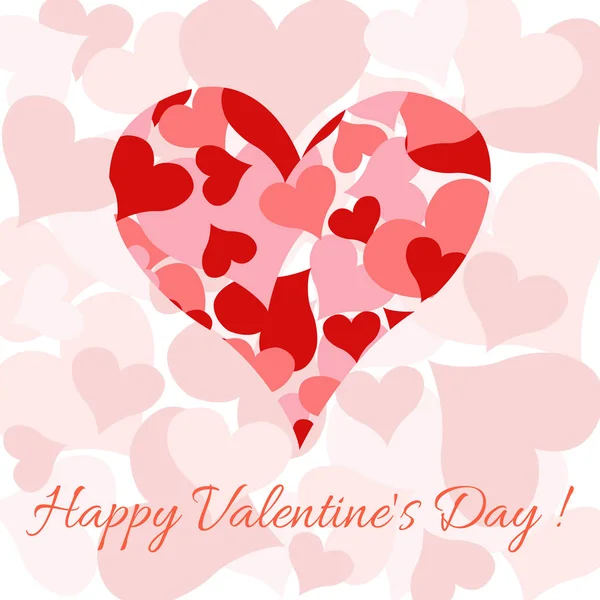 Happy Valentine's day Card — Stockvector