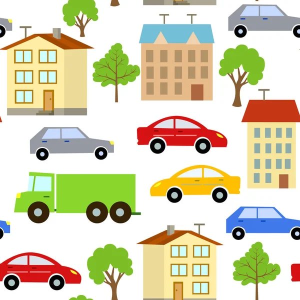 city, buildings, cars, streets