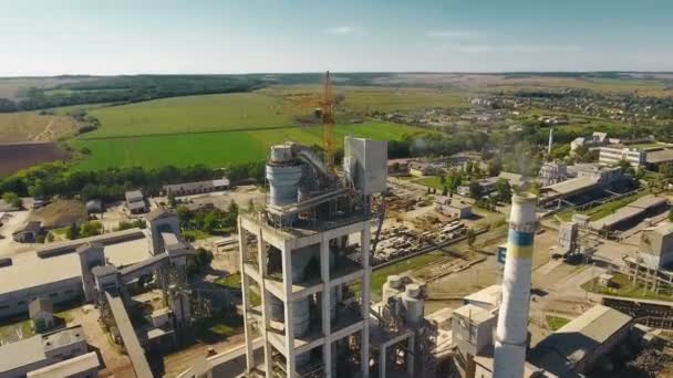 Usine de tir aérien ciment 