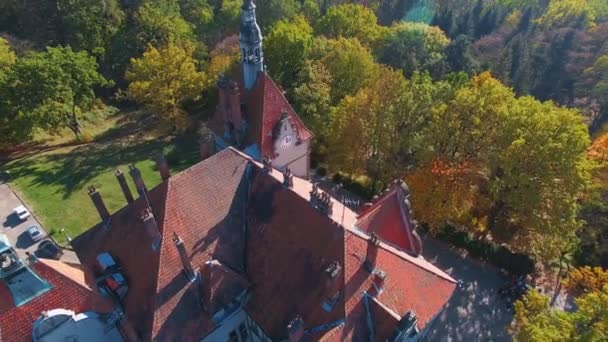 Aerial strzał palace — Wideo stockowe