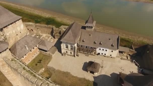 Castillo de tiro aéreo — Vídeo de stock