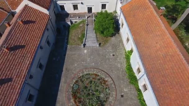 Castillo de tiro aéreo — Vídeos de Stock