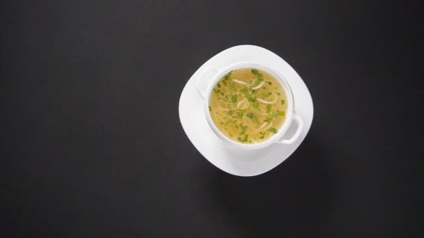 Slow Motion Close Meal — Stock Video