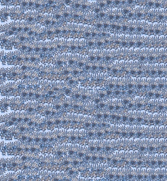 Patrón de acuarela abstracto azul con fondo de gradiente de línea floral —  Fotos de Stock