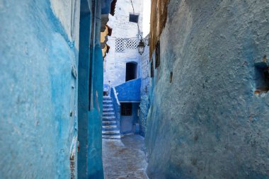 Fas, Afrika: Chefchaouen şehrin mavi Medine