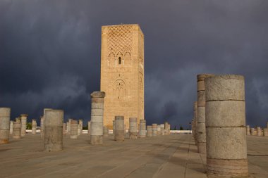 Hassan Camii minaresi. Rabat. Fas.
