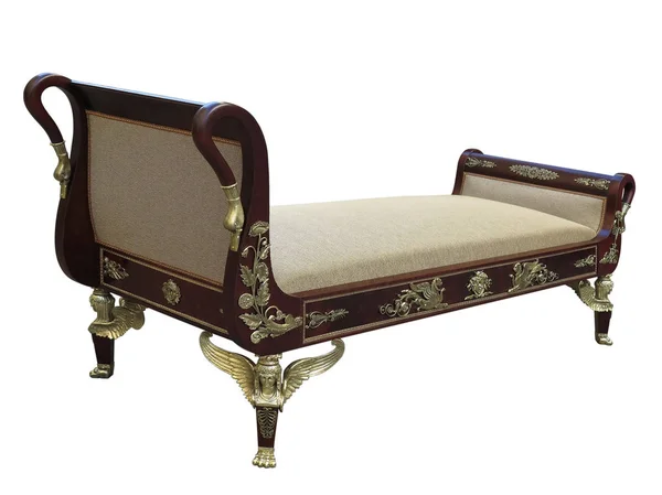 French Ormolu Mounted Empire Style Day Bed — Stock Photo, Image