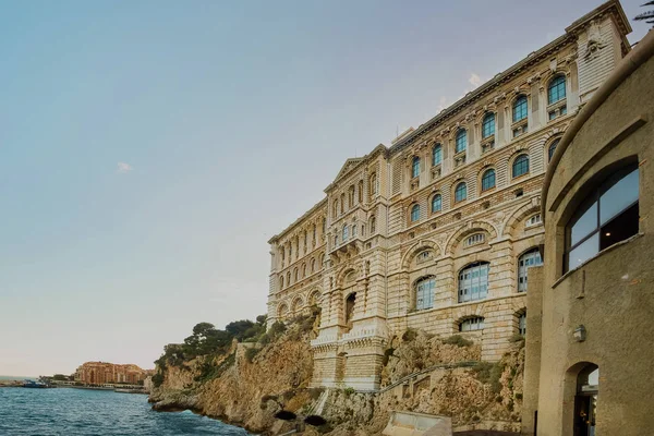 Wiew океанографічних музей в Князівство Монако — стокове фото