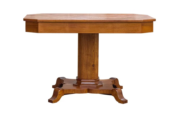Antigua mesa de madera antigua aislada — Foto de Stock