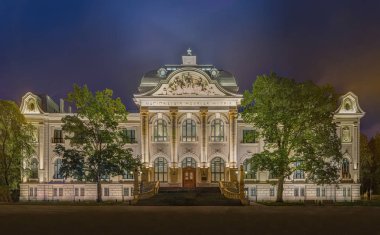 Letonya Ulusal Sanat Müzesi. Ön taraftan, Riga, Letonya görüntülemek