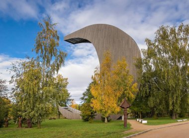 Kule Kirkilai göller ve görüntüleme Birzai Litvanya yakınındaki
