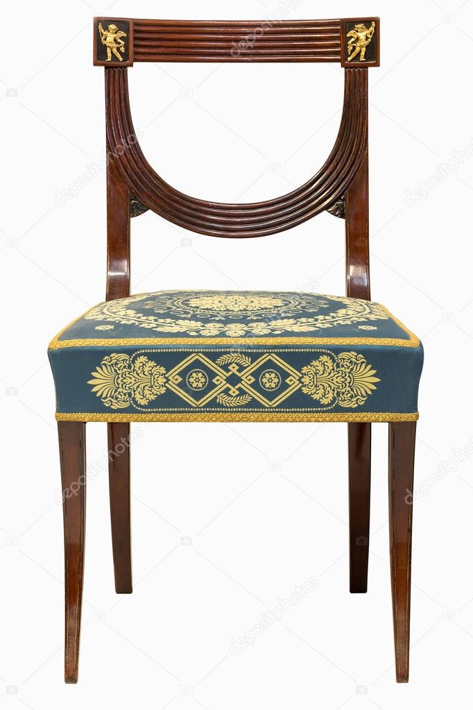 French Ormolu Mounted Empire Style chair