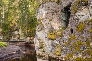 Doğa Parkı, Letonya, Avrupa'nın eski kumtaşı koyları