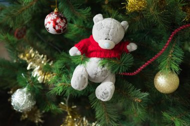 Noel oyuncaklar ve süslemeleri Noel ağacı üzerinde