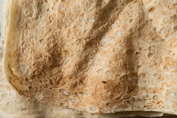 Унікальний Тонких Кавказьких Хліба Хліб Піта Зроблені Борошна Води Лежить — стокове фото