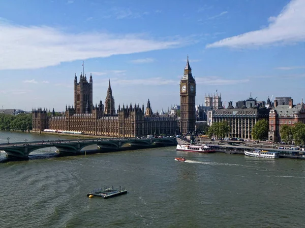 Биг Бен и Вестминстерский мост в Лондоне — стоковое фото