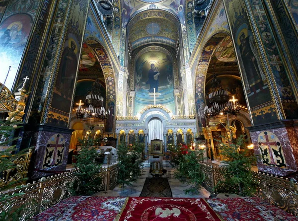 Kiev içinde Vladimir katedralde görünümünü. Ortodoks Kilisesi ve zengin dekorasyon