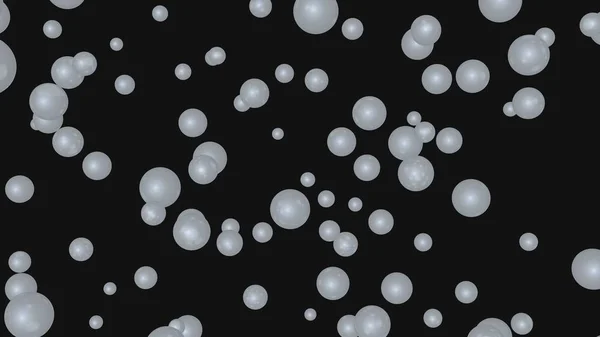 Abstract luxury background with white spheres — Stock Photo, Image