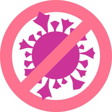 Dur işaretli virüs sembolü