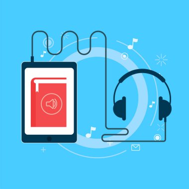 Online audiobook afiş