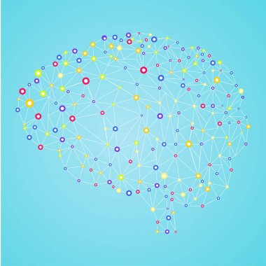 Yapay Sinir ağları afiş. Bağlantıcı ysa sekli. Bilgi işlem sistemleri biyolojik beyin networks tarafından ilham