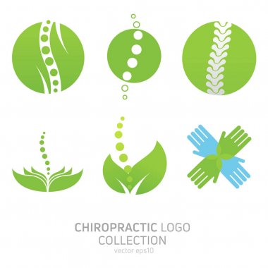 Manuel terapi logo ayarlamak. Chiropractic ve diğer alternatif tıp. Doktorun ofisinde, eğitim kursları