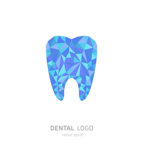 Logo de la Clínica Dental. Cura dientes icono. Oficina del dentista — Archivo Imágenes Vectoriales