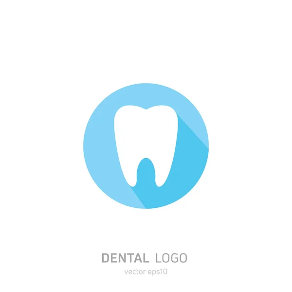 Zahnklinik-Logo. heilt Zähne. Zahnarztpraxis — Stockvektor