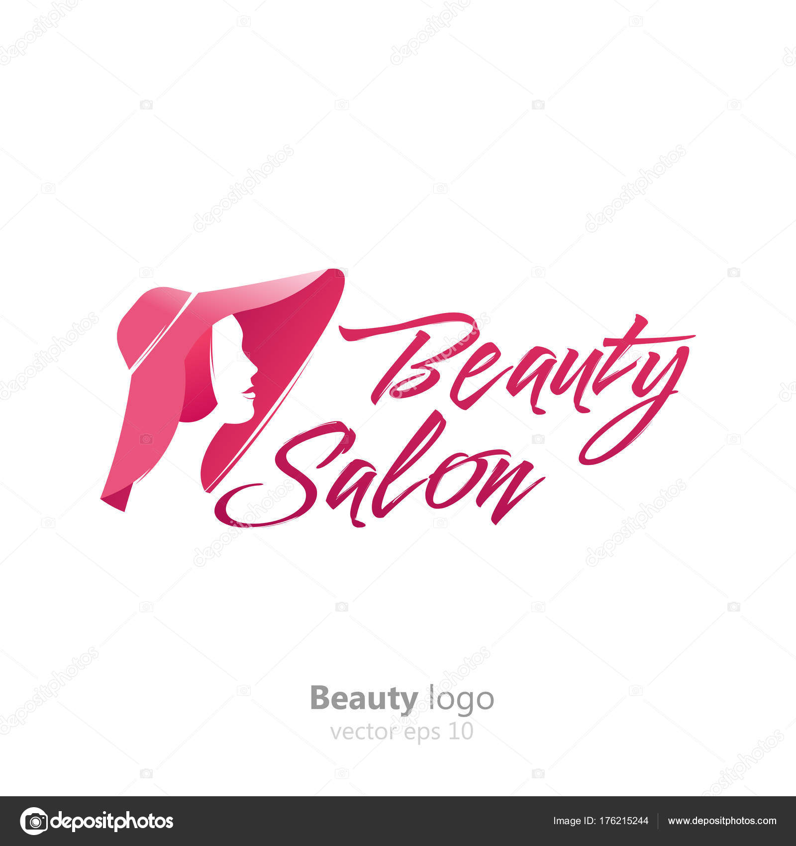 Logo For Beauty Salon Hairdressers Stylists Woman With Stylish