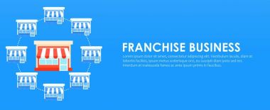 Franchise afiş. Hazır iş planı ile mağazalar zinciri