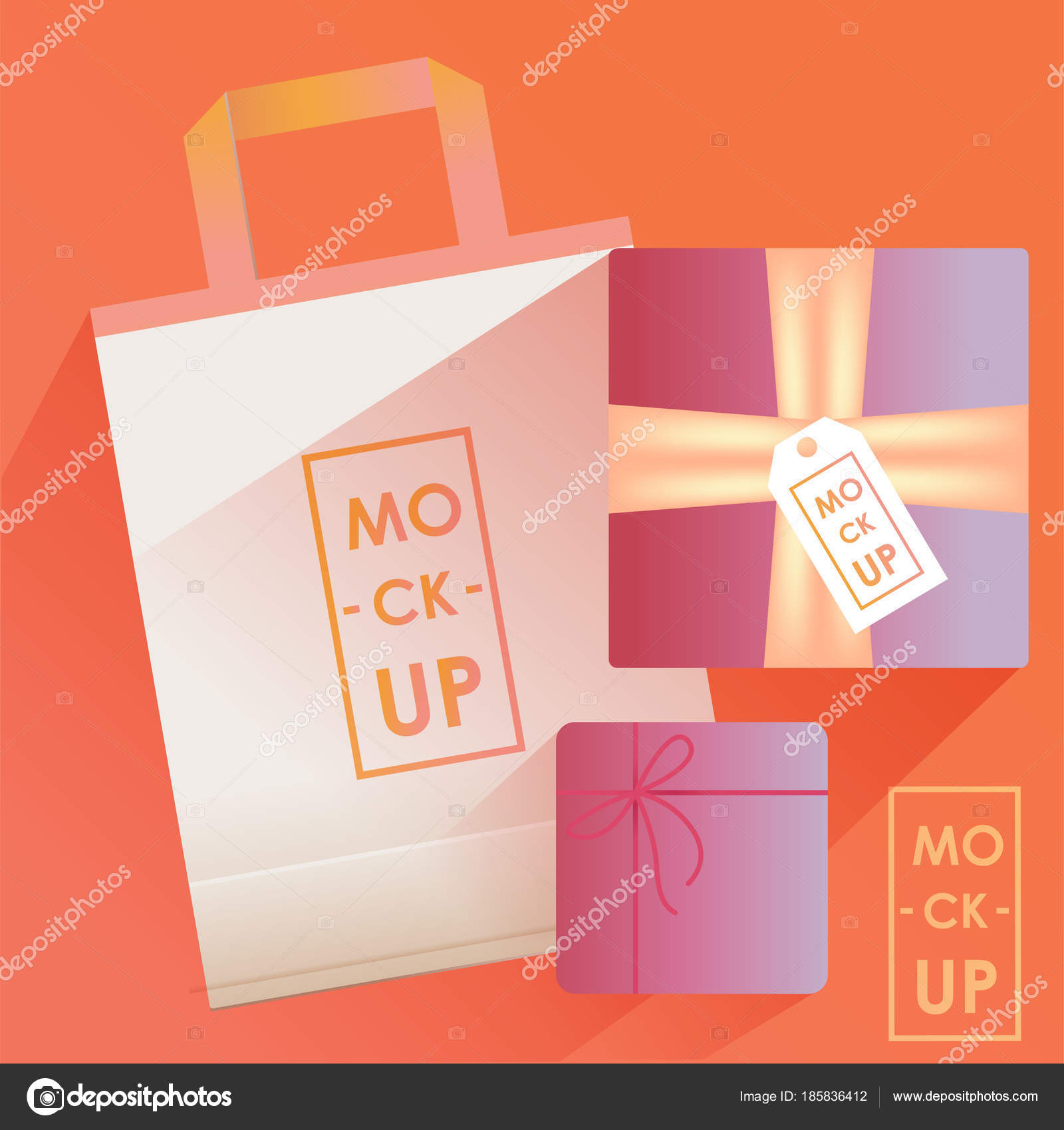 Download Kurumsal kimlik tasarım şablonu kümesi. Mock-up kraft ...