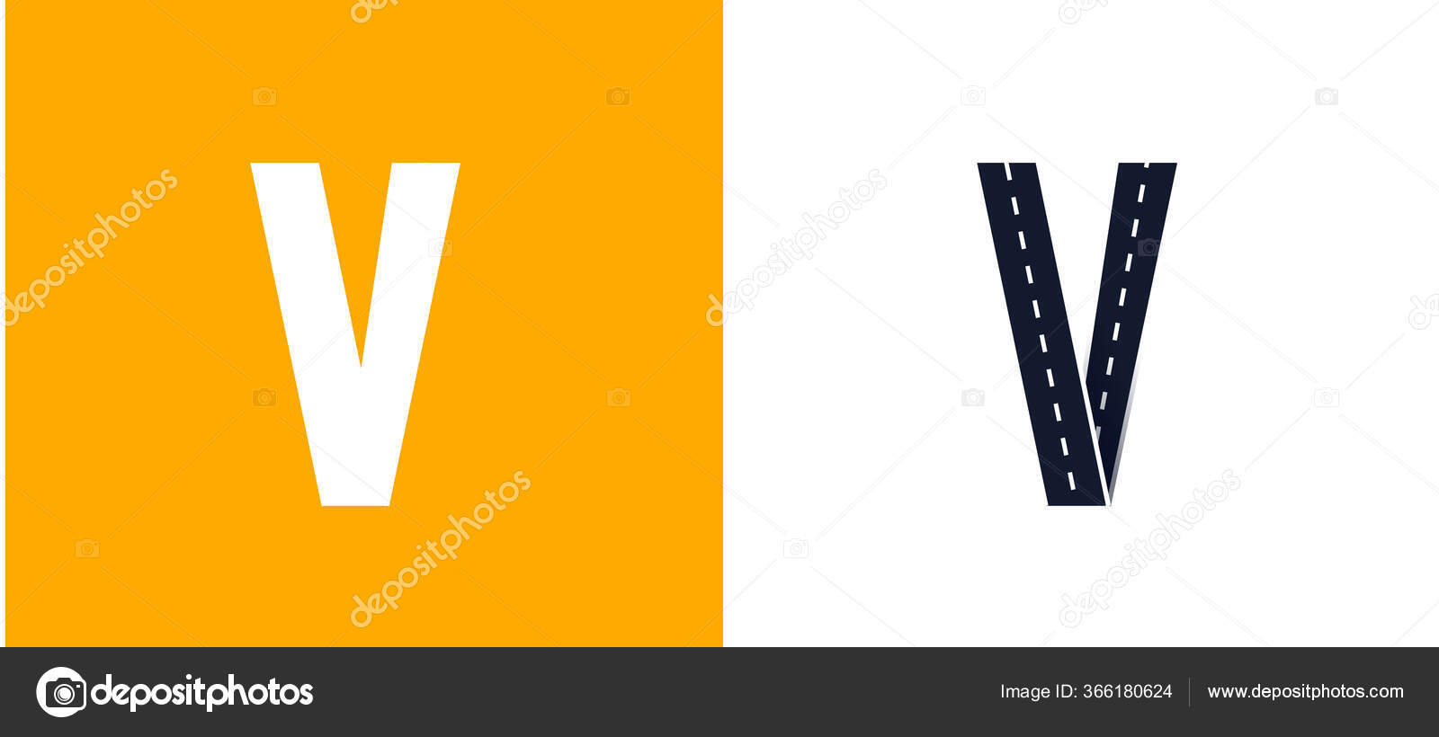 Buchstabe V Strassenschrift Typografie Vektordesign Mit Strassenlinien Auf Weissem Und Gelbem Hintergrund Vektorgrafik Lizenzfreie Grafiken C Annetdebar 366180624 Depositphotos