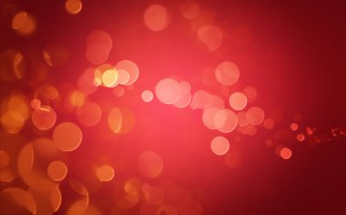 Soyut odağını yitirmiş dairesel altın lüks parıltılı Bokeh lig