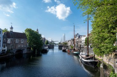 Hollanda, Rotterdam 'ın tarihi Delfshaven bölgesi..