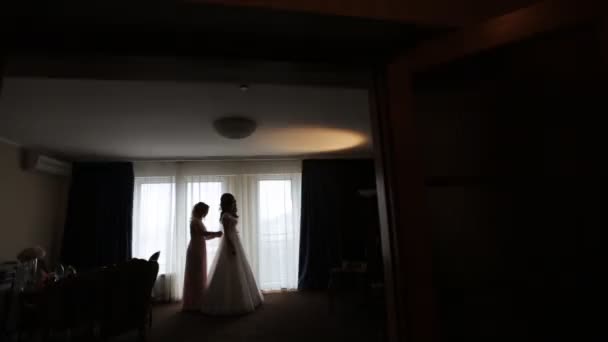 Подготовка к свадьбе — стоковое видео