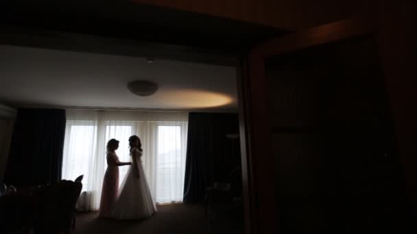 Prepararsi per un matrimonio — Video Stock