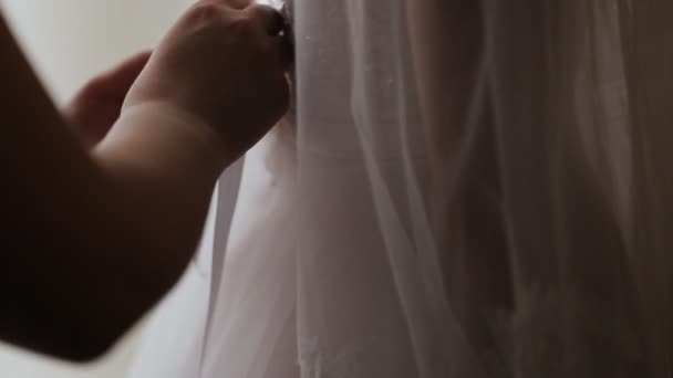 Felkészülés egy esküvő — Stock videók
