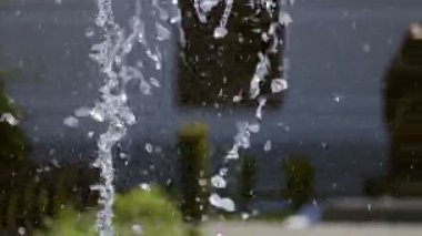 soyut su sıçrama ucu bir çeşme