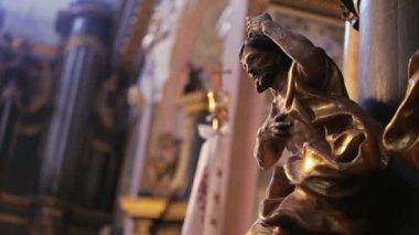 Güzel kilise içinde yakın çekim