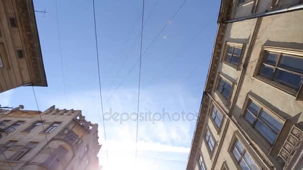 Lviv binalar yakın çekim — Stok video