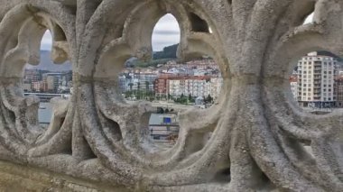 Yavaş mkirando Castro Urdiales 23 katedral Gotik korkuluk rozet arıyorum