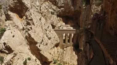Tren Caminito del Rey için köprü