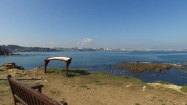 Castillo de Santa Cruz Atlantik Okyanusu'na bakan tezgah vinç