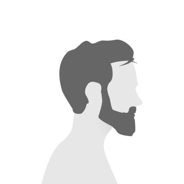 Varsayılan avatar profil simgesi. Gri yer tutucu fotoğraf. 