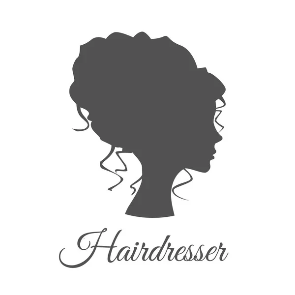 Logotipo para o cabeleireiro —  Vetores de Stock