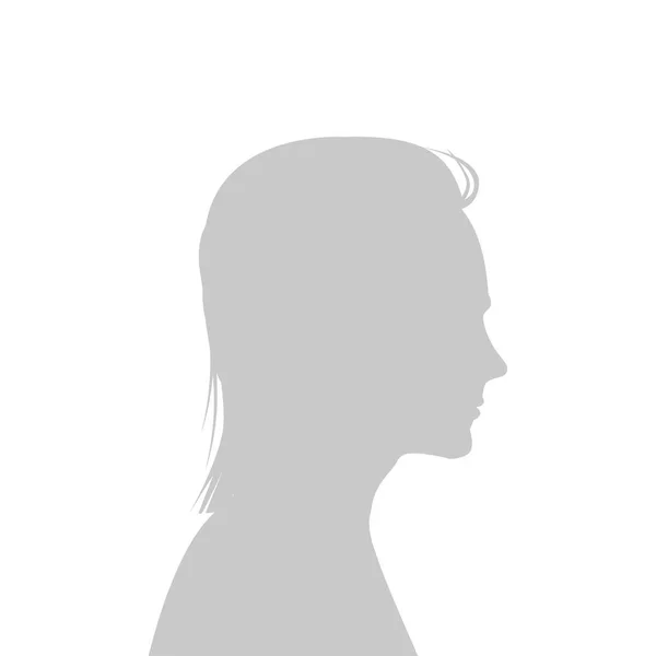 Standardikonen avatar profil. Grå platshållarbild. — Stock vektor